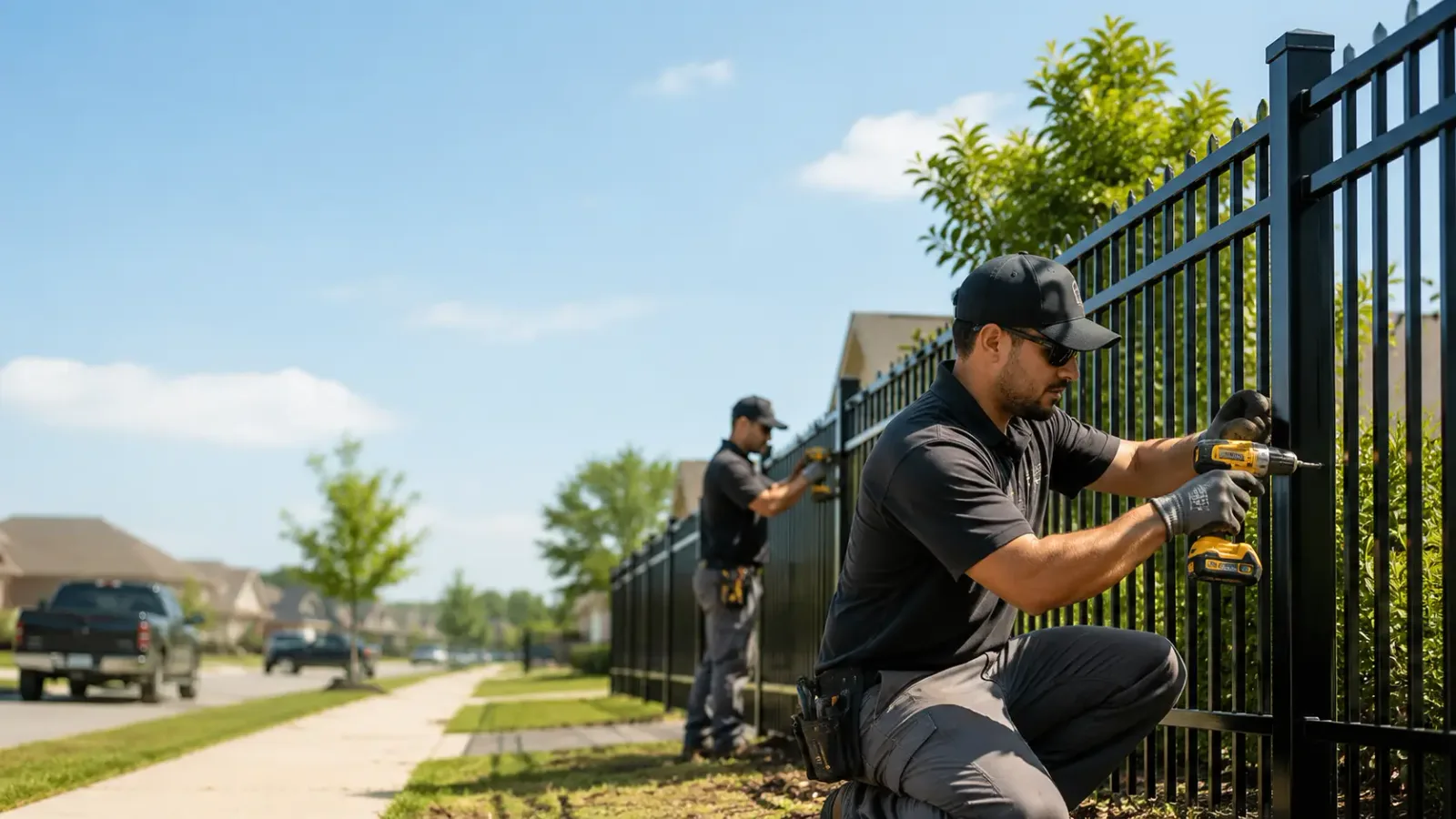 Metal Fence Installation in Cedar Bluff, AL